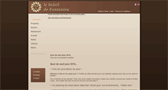 Desktop Screenshot of lesoleildefontanieu.com